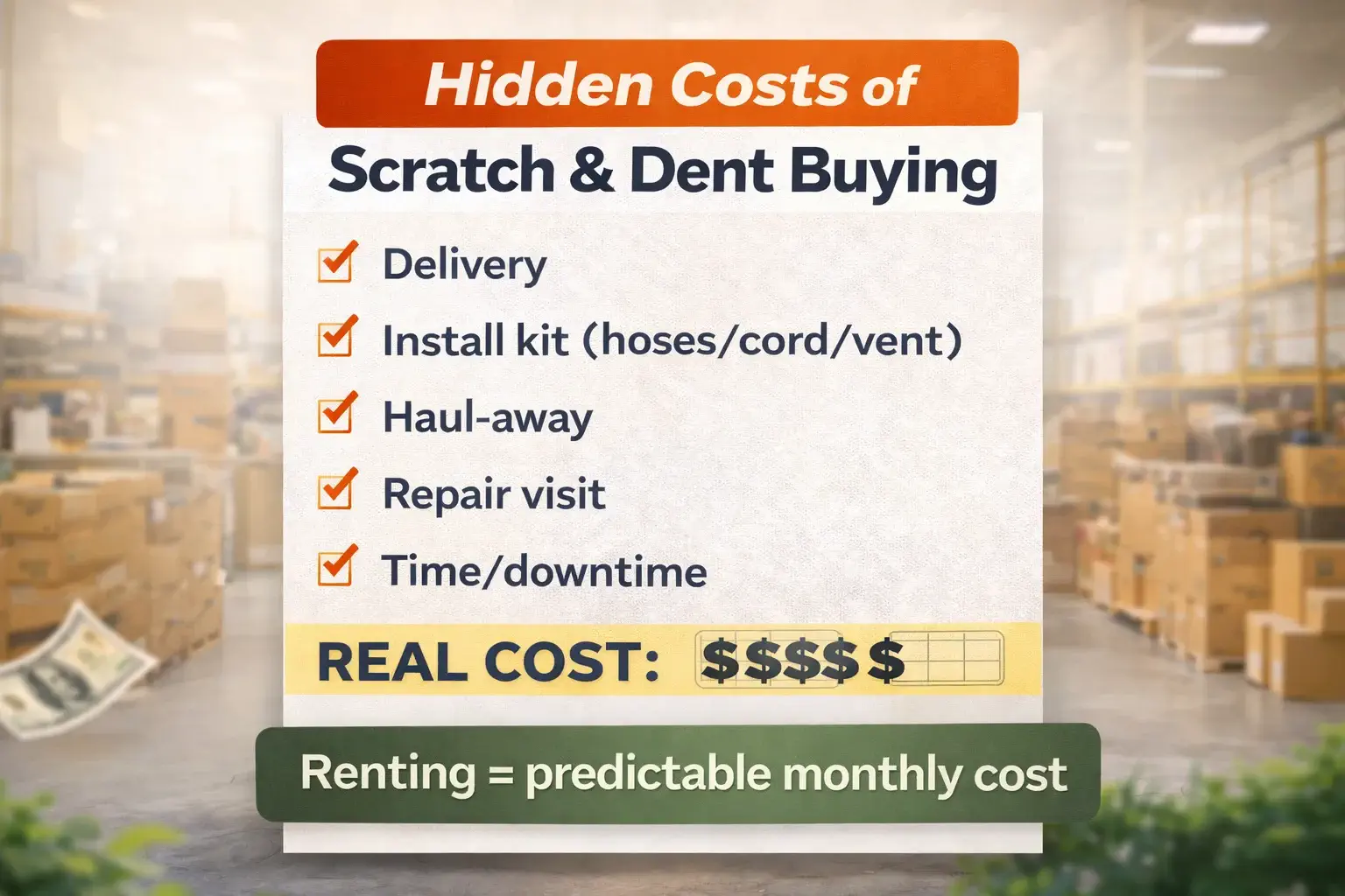 Fact Sheet Scratch and Dent